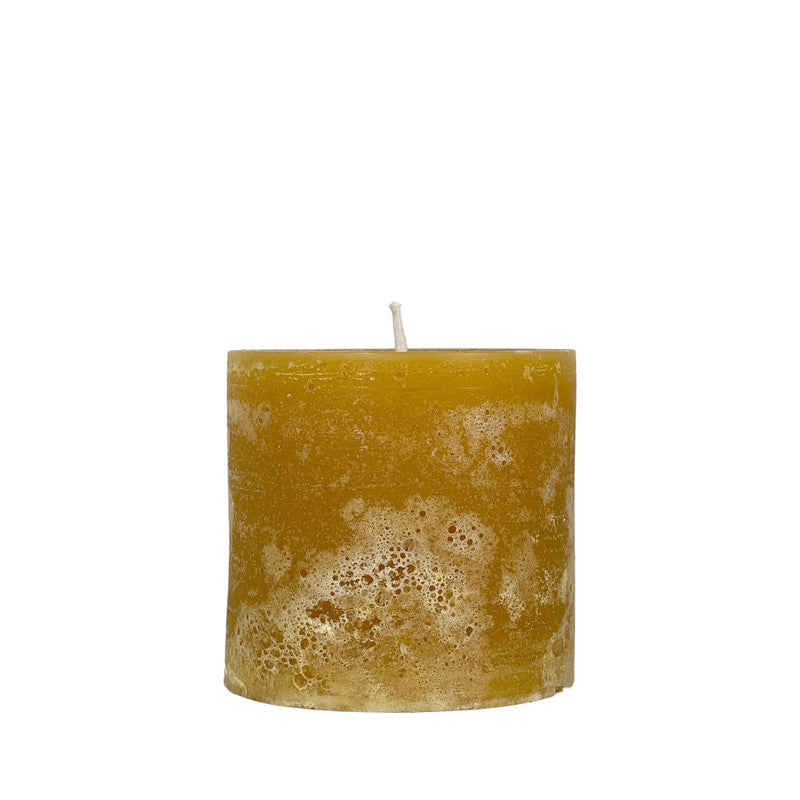 VELA RÚSTICA MUSTARD L 10CM