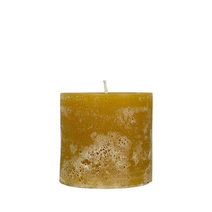 VELA RÚSTICA MUSTARD L 10CM