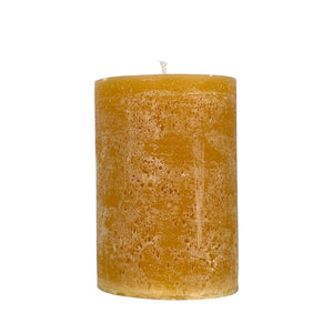 VELA RÚSTICA MUSTARD XL 16CM