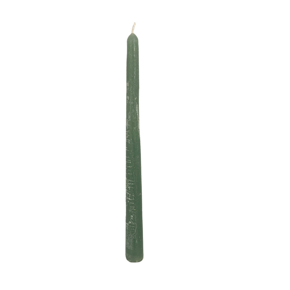 VELA CANDELABRO 25CM HUNTER GREEN
