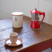 CAFETERA ITALIANA 6 TAZAS ROJA