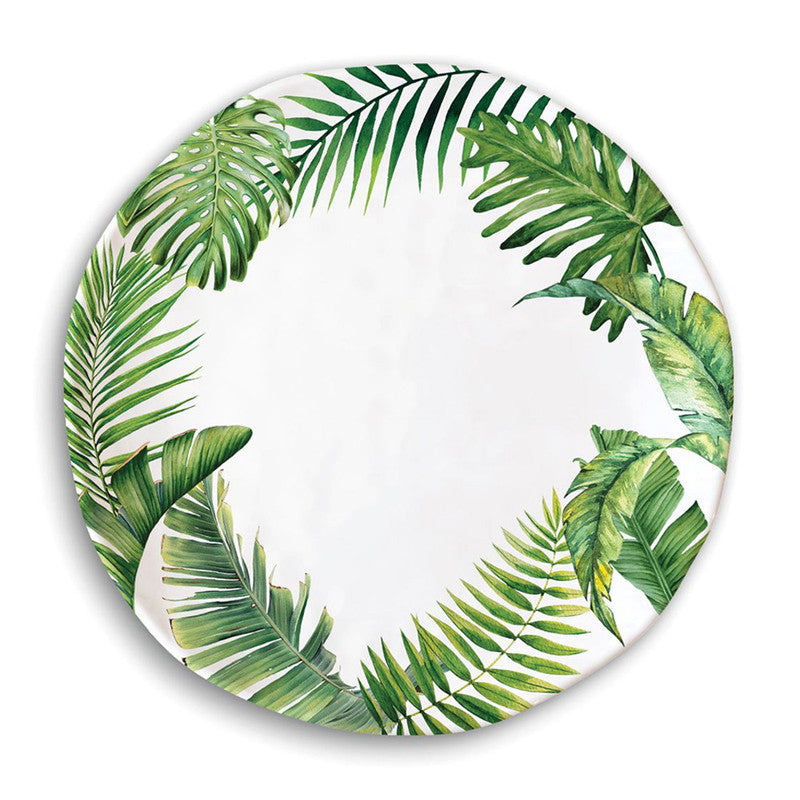 PLATO COMIDA MELAMINA FLAMINGO PALM