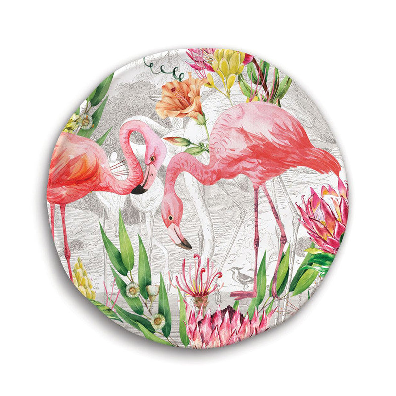 PLATO DE ENSALADA MELAMINA FLAMINGO C