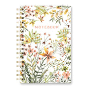 CUADERNO ANILLADO MEDIANO TAPA DURA - WILD FLOWERS