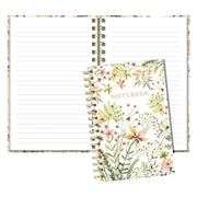CUADERNO ANILLADO MEDIANO TAPA DURA - WILD FLOWERS