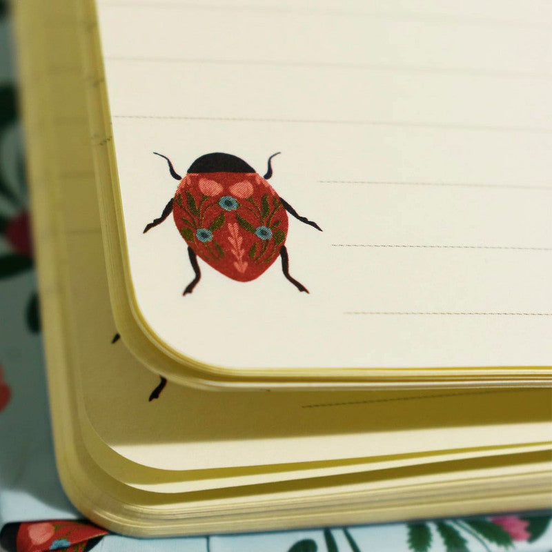 LIBRETA MEDIANA LÍNEAS TAPA BLANDA - NATURE CELESTE