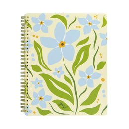CUADERNO GRANDE COMPOSICIÓN - FLORES CELESTES
