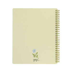 CUADERNO GRANDE COMPOSICIÓN - FLORES CELESTES