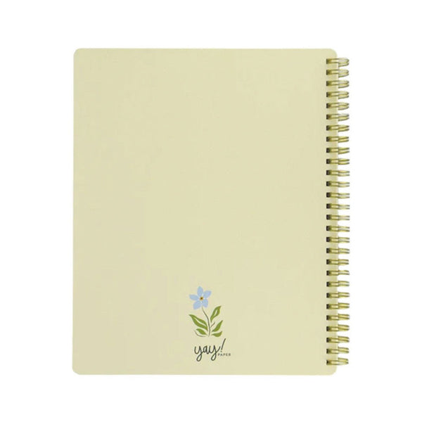 CUADERNO GRANDE COMPOSICIÓN - FLORES CELESTES