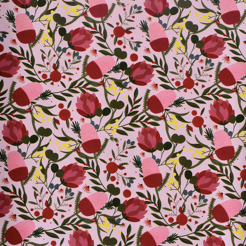 ROLLO PAPEL REGALO 2M X 70 CM - PEONÍAS