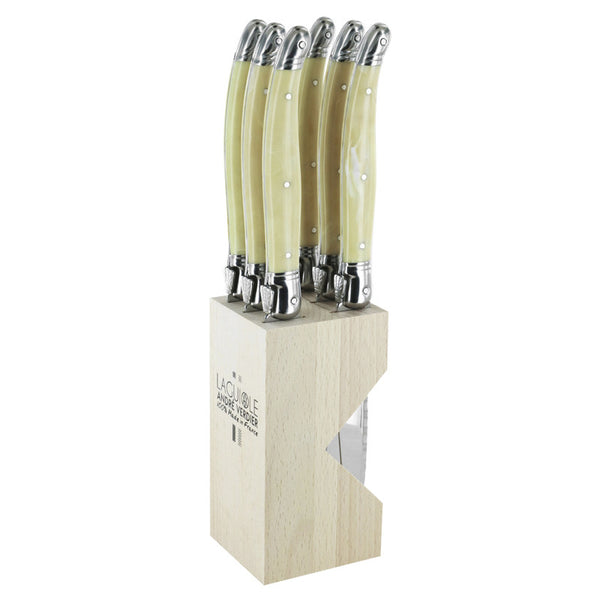 SET 6 CUCHILLOS COMIDA HUESO