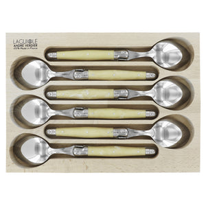 SET 6 CUCHARAS COMIDA HUESO