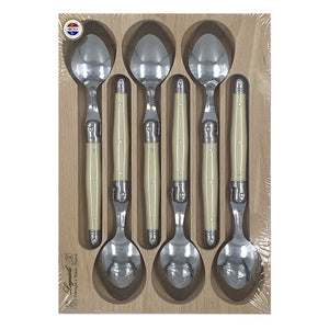 SET 6 CUCHARAS COMIDA IVORY