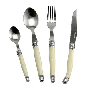 SET CUBIERTOS 24 UNIDADES IVORY