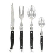 SET CUBIERTOS 24 UNIDADES NEGRO