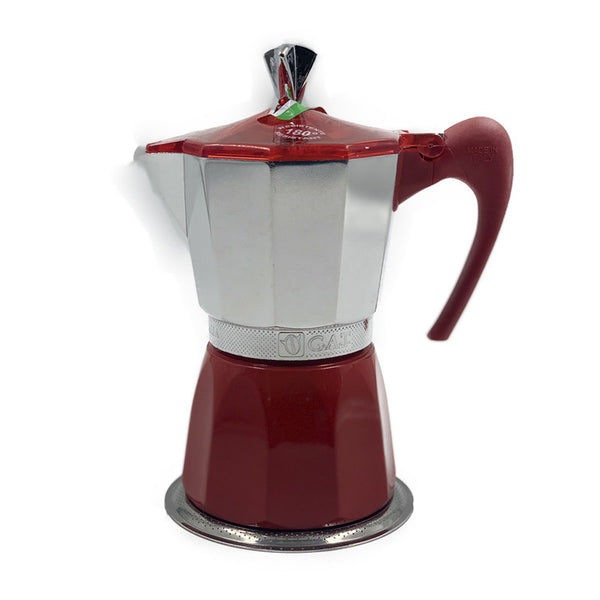 CAFETERA ITALIANA 6 TAZAS ROJA