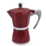 CAFETERA BELLA 6 TAZAS ROJA