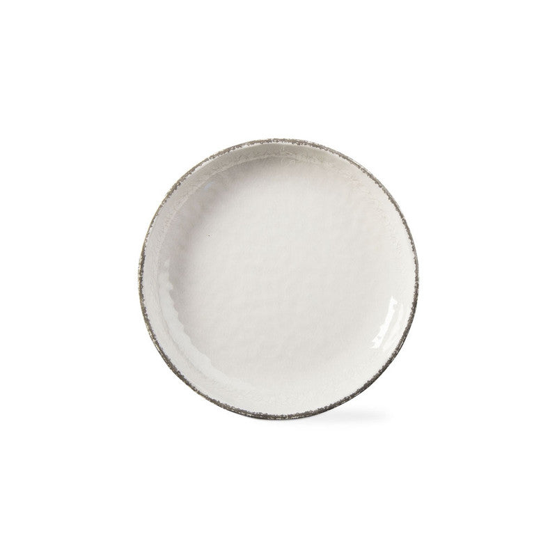 PLATO TIPO FUENTE BAJA DE MELAMINA IVORY