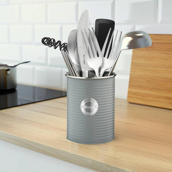 TARRO DE UTENSILIOS GRIS