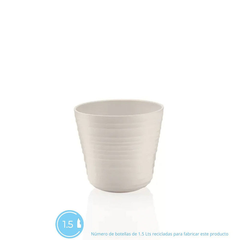 MACETA SINGLE BLANCO