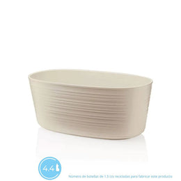 MACETA OVALADA ARENA