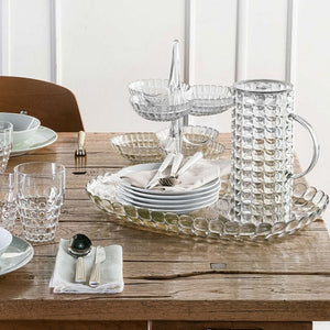 BANDEJA TIFFANY OVALADA TRANSPARENTE