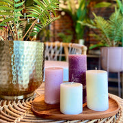 VELA RÚSTICA IVORY L 10CM