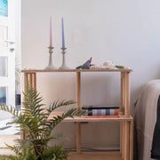 VELA CANDELABRO 25CM SOFT PINK