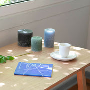 VELA RÚSTICA OCEAN BLUE S 12CM