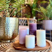 VELA RÚSTICA SOFT PINK S 12CM