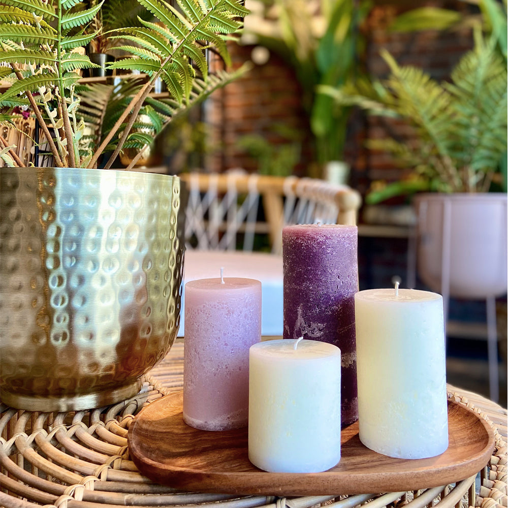 VELA RÚSTICA BEET M 18CM