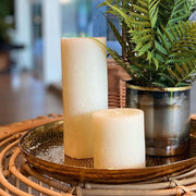 VELA RÚSTICA IVORY L 10CM