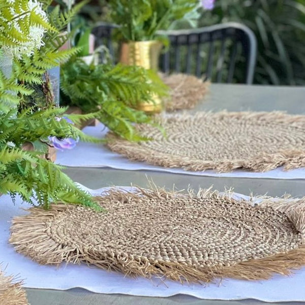 INDIVIDUAL REDONDO RAFIA